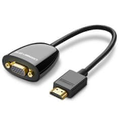 Ugreen Ugreen cable jednosmerný prepojovací kábel z HDMI (samec) na VGA (samica) FHD čierny (MM105 40253)