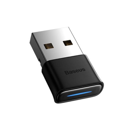 BASEUS Baseus BA04 mini adaptér Bluetooth 5.0 USB prijímač vysielač k počítaču čierny (ZJBA000001)