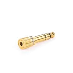 Ugreen Adaptér Ugreen z 3,5 mm mini jack na 6,3 mm jack zlatý (20503)