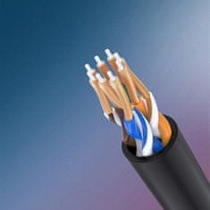 Ugreen Ugreen Kabel internetowy sieciowy Ethernet patchcord RJ45 Cat 6A UTP 1000Mbps 5 m czarny (70654)