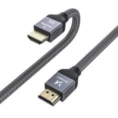 WOZINSKY Wozinsky HDMI 2.1 kábel 8K 60 Hz 48 Gbps / 4K 120 Hz / 2K 144 Hz 2 m strieborný (WHDMI-20)