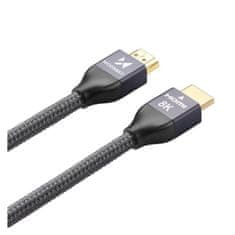 WOZINSKY Wozinsky HDMI 2.1 kábel 8K 60 Hz 48 Gbps / 4K 120 Hz / 2K 144 Hz 2 m strieborný (WHDMI-20)