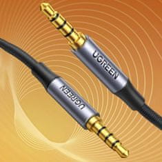 Ugreen Ugreen AUX kábel mini jack 3,5 mm (samec) - mini jack 3,5 mm (samec) 2 m čierny (AV183)