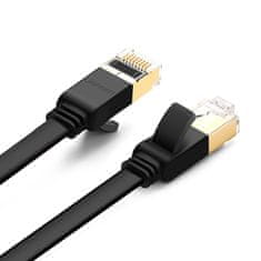 Ugreen Sieťový patchcord Ugreen Ethernet U/FTP Cat. 7 10Gb/s plochý 0,5 m čierny (NW106)