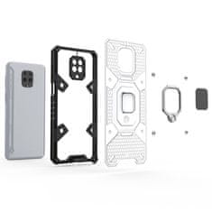Techsuit Puzdro Crystal Ring Case pre Xiaomi Redmi Note 9S/Redmi Note 9 Pro/Redmi Note 9 Pro Max - Čierna KP30113