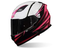 XRC Helma na moto Merchi R black/pink/white vel. M