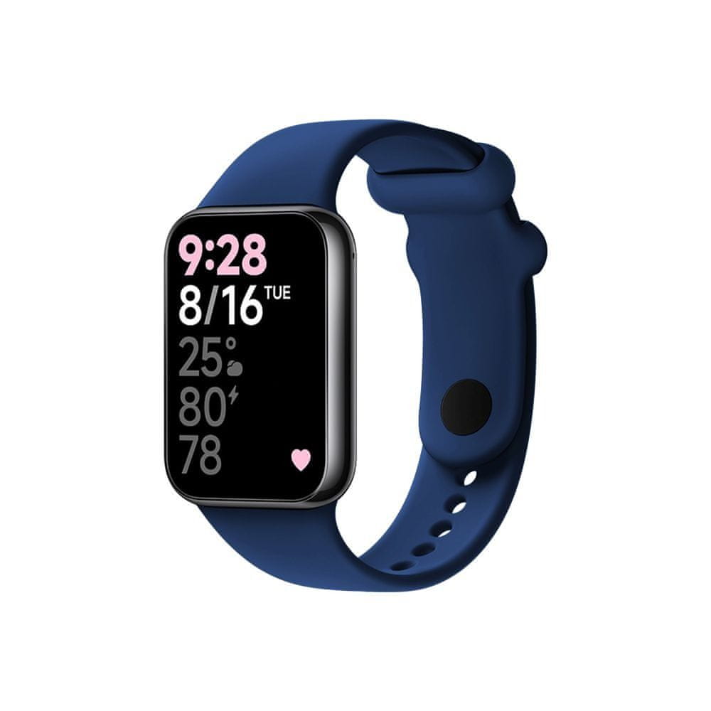 FIXED Silikónový remienok Silicone Strap pre Xiaomi Smart Band 8 Pro, modrý