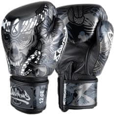 Fairtex 8 WEAPONS Boxerské rukavice Bone Island - čierne