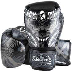 Fairtex 8 WEAPONS Boxerské rukavice Bone Island - čierne