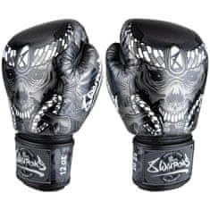 Fairtex 8 WEAPONS Boxerské rukavice Bone Island - čierne