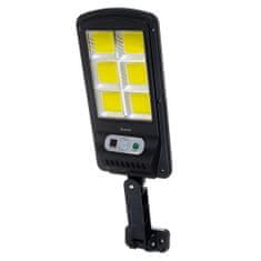 Verk  12276 Pouličné osvetlenie solárne 160 LED COB, IP67, 90 W, 15000 mAh čierne