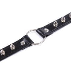 SpankMe Choker s cvočkami, krúžkový golier