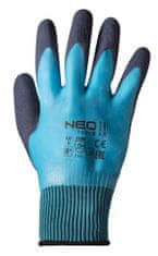 NEO Pracovné rukavice, latexom potiahnutý polyester (2 vrstvy), 3141X, veľkosť 9