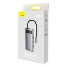 BASEUS Dokovacia stanica Baseus HUB 6 v 1 USB-C - 1 x HDMI / 3 x USB 3.2 Gen. 1 / 1 x PD 1 x VGA