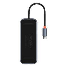 BASEUS Baseus AcmeJoy 4-portový HUB USB-C na USB-C 3x USB3.0 tmavosivý (WKJZ010013)