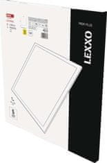 EMOS LED panel LEXXO backlit 60×60, čtvercový vestavný bílý, 30W neutr. b.