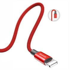 BASEUS Baseus Yiven látkový opletený kábel USB / Lightning 1,8 m červený (CALYW-A09)