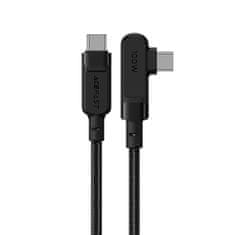 AceFast Acefast šikmý kábel USB-C - USB-C 2m, 100W (20V/5A) čierny (C5-03 Black)