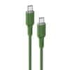 Acefast USB-C - USB-C kábel 1,2 m, 60 W (20 V/3 A) zelený (C2-03 oliver green)