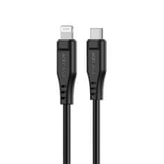 AceFast Acefast MFI USB-C - Lightning kábel 1,2 m, 30 W, 3A čierny (C3-01 black)