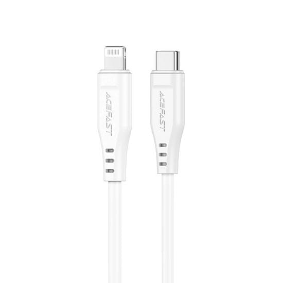 AceFast Acefast MFI USB-C - Lightning kábel 1,2 m, 30 W, 3A biely (C3-01 biely)