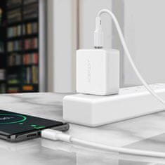 AceFast Acefast USB-C - USB-C kábel 1,2 m, 60 W (20 V/3 A) zelený (C2-03 oliver green)