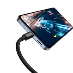 BASEUS Baseus Superior SUPERVOOC USB-A na USB-C 65W kábel 1m čierny