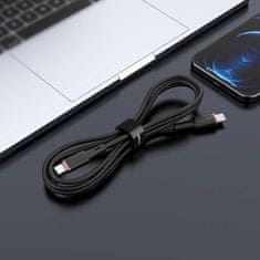 AceFast Acefast MFI USB-C - Lightning kábel 1,2 m, 30 W, 3A čierny (C2-01 black)