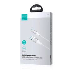 Joyroom Joyroom Light-Speed kábel SA25-AC6 USB-A / USB-C vysokorýchlostný prenos 100W 2m biely