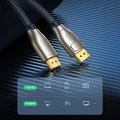 Ugreen DisplayPort - Kábel DisplayPort Ugreen DP112 DP1.4 8K 3m čierny