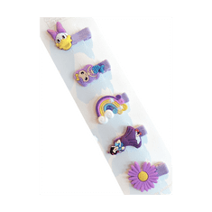 BB-Shop Fialová Snehulienka Daisy Mermaid Clip Set 5 kusov