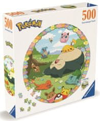 Ravensburger Kruhové puzzle: Roztomilí Pokémoni 500 dielikov