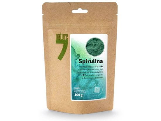 Nature7 Spirulina - nápoj v prášku 100g, Nature7