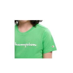 Champion Tričko zelená XL Crewneck Tshirt