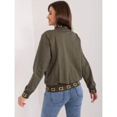 RELEVANCE Dámska bunda bomber so zapínaním na zips SEW khaki RV-BL-8224.22_405744 L-XL