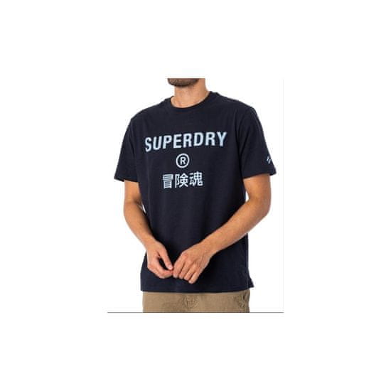 Superdry Tričko tmavomodrá Code Core Sport Tee