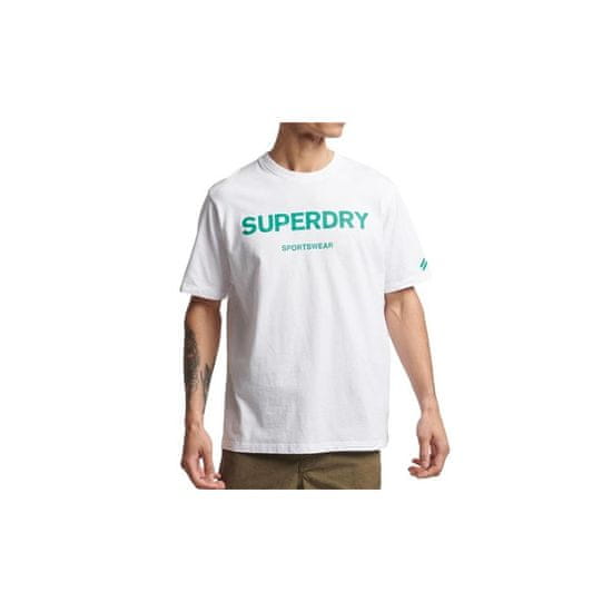 Superdry Tričko biela Code Core Sport Tee