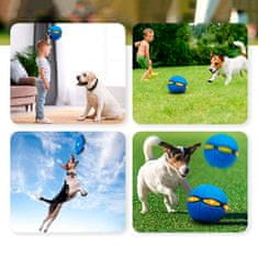 Netscroll Hračka pre psy, ktorá je zároveň frisbee a lopta, DiskBall