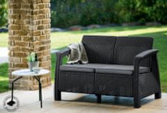 KETER CORFU LOVE SEAT - grafit