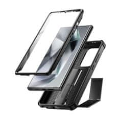 Tech-protect Kevlar kryt na Samsung Galaxy S24 Ultra, čierny