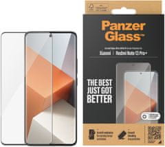 PanzerGlass ochranné sklo pro Xiaomi Redmi Note 13 Pro+, Ultra-Wide Fit