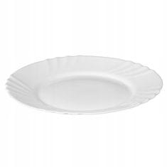 Galicja Dezertný tanier biely okrúhly 19 cm Bianco