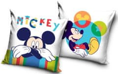 Carbotex Disney Mickey zamatová obliečka na vankúš 40x40 cm