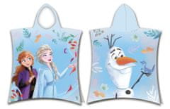 Jerry Fabrics Disney Frozen Blue plážová osuška pončo 50x115cm