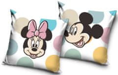 Carbotex Poťah na vankúš Disney Minnie Mickey 40x40 cm Velúr