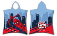 Jerry Fabrics Spiderman Hero plážová osuška pončo 50x115cm