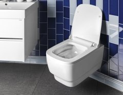 SAPHO BELLO sedátko pre závesné WC, SLIM, Soft Close, biela 100727 - Sapho