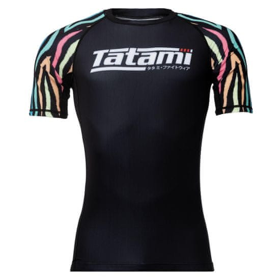 Tatami Fightwear Rashguard TATAMI Fightwear Recharge s kr.rukávom - neón