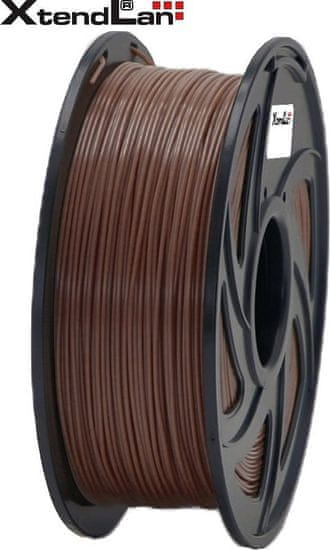 XtendLan XtendLAN PLA filament 1,75mm hnědý 1kg