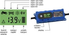 Compass Nabíjačka mikroprocesor 3,8Amp 6/12V PB/GEL LCD display